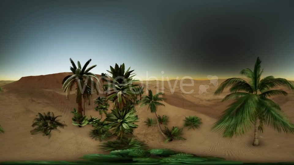 VR 360 Camera Moving Above Desert - Download Videohive 21406894