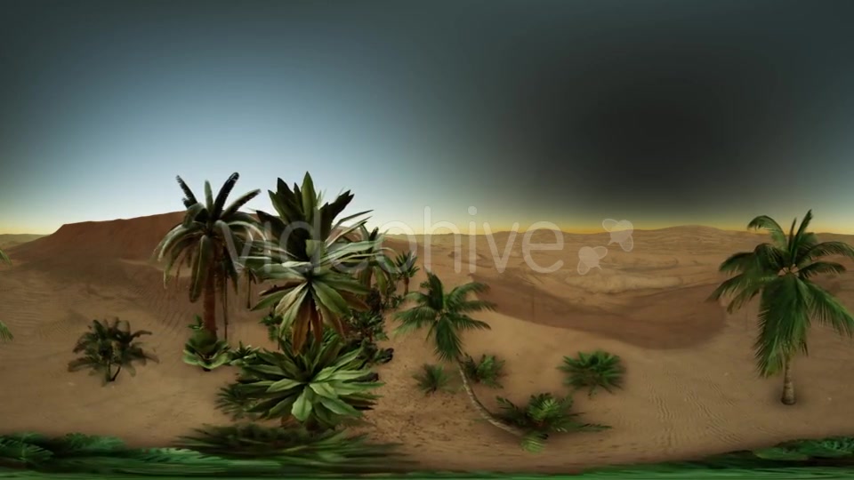 VR 360 Camera Moving Above Desert - Download Videohive 21406894