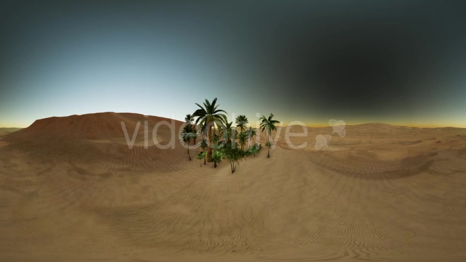 VR 360 Camera Moving Above Desert - Download Videohive 21406894