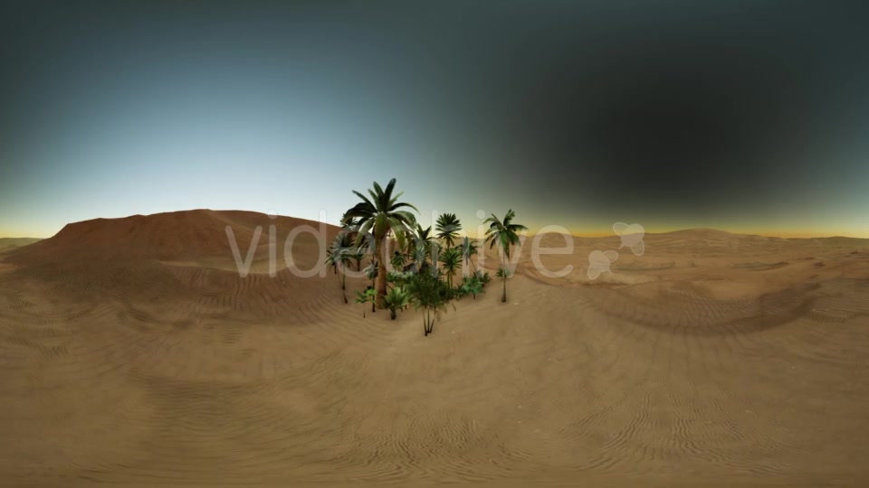 VR 360 Camera Moving Above Desert - Download Videohive 21406894