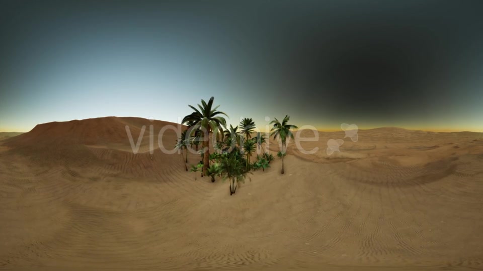 VR 360 Camera Moving Above Desert - Download Videohive 21406894