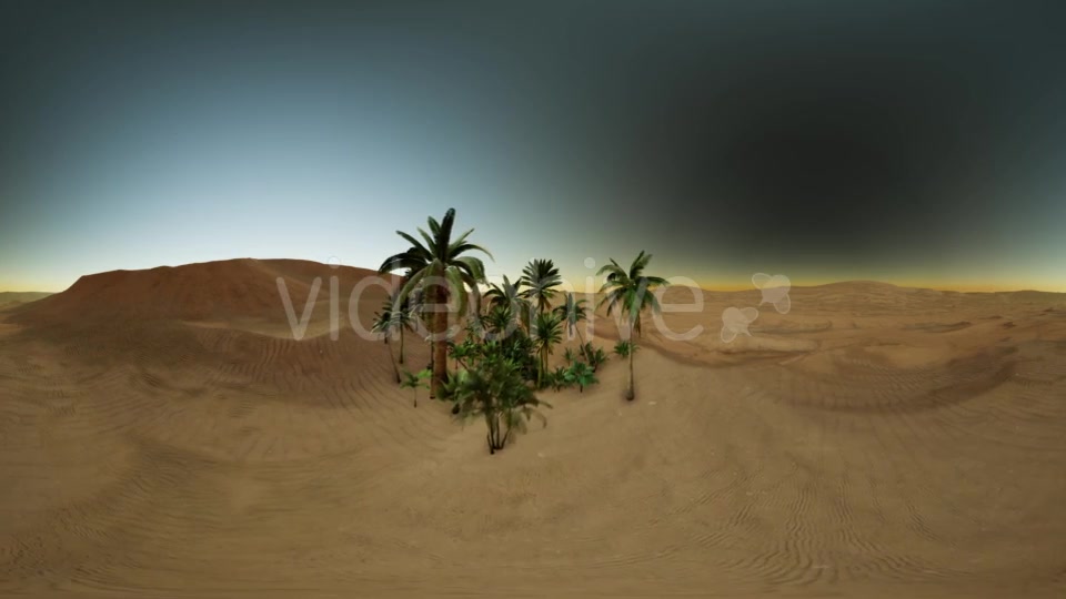 VR 360 Camera Moving Above Desert - Download Videohive 21406894