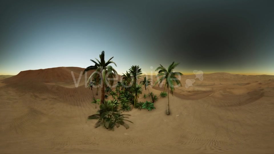 VR 360 Camera Moving Above Desert - Download Videohive 21406894