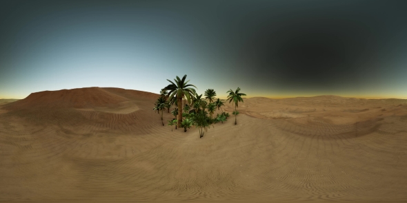 VR 360 Camera Moving Above Desert - Download Videohive 21406894