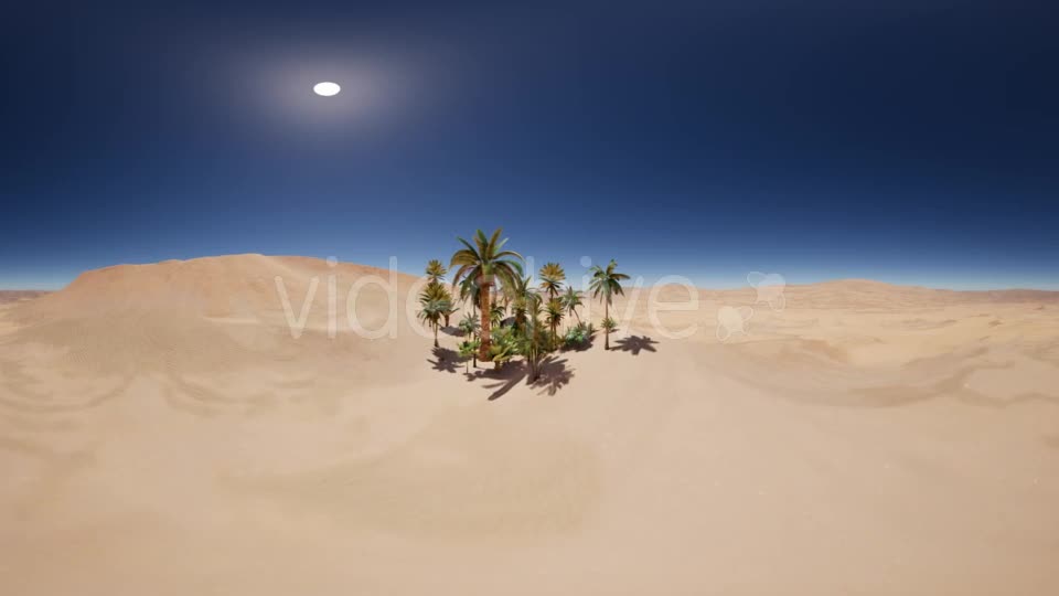 VR 360 Camera Moving Above Desert - Download Videohive 21533405