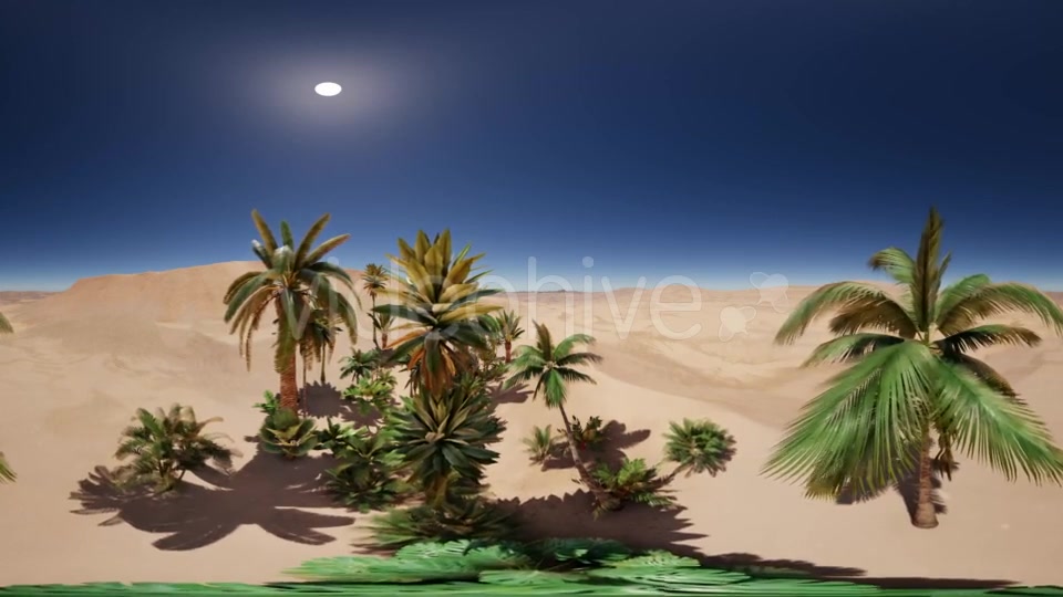 VR 360 Camera Moving Above Desert - Download Videohive 21533405