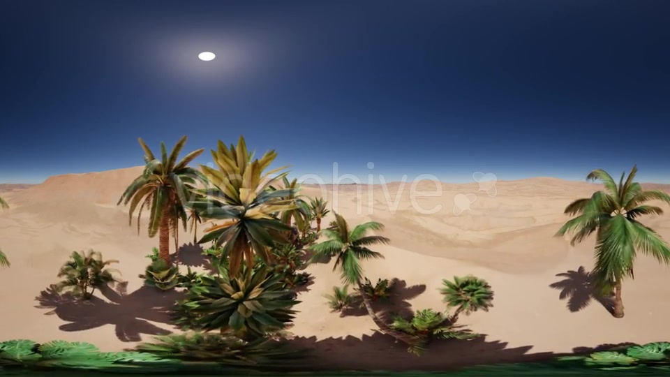 VR 360 Camera Moving Above Desert - Download Videohive 21533405