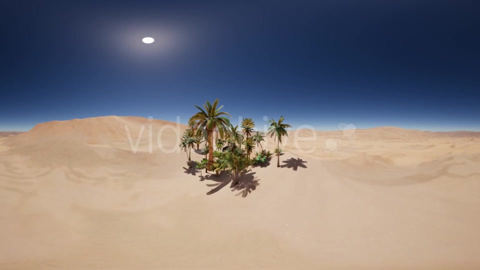 VR 360 Camera Moving Above Desert - Download Videohive 21533405