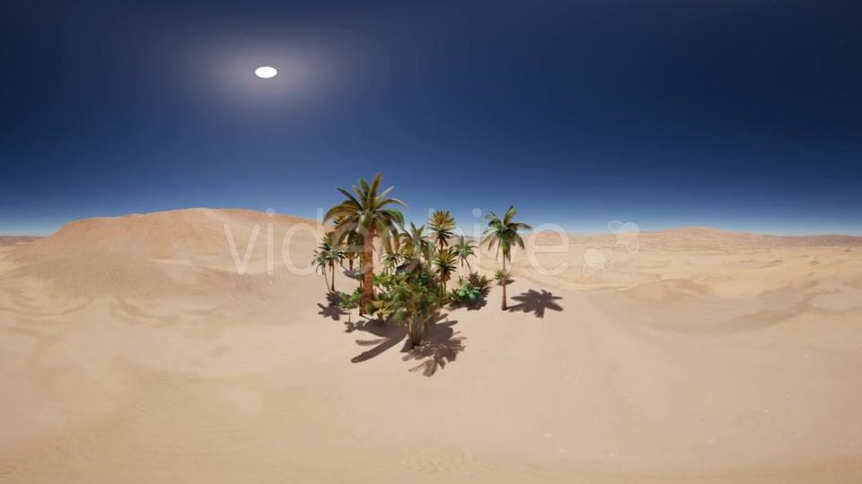 VR 360 Camera Moving Above Desert - Download Videohive 21533405