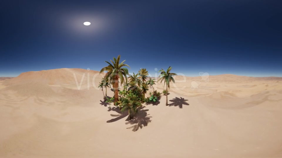 VR 360 Camera Moving Above Desert - Download Videohive 21533405