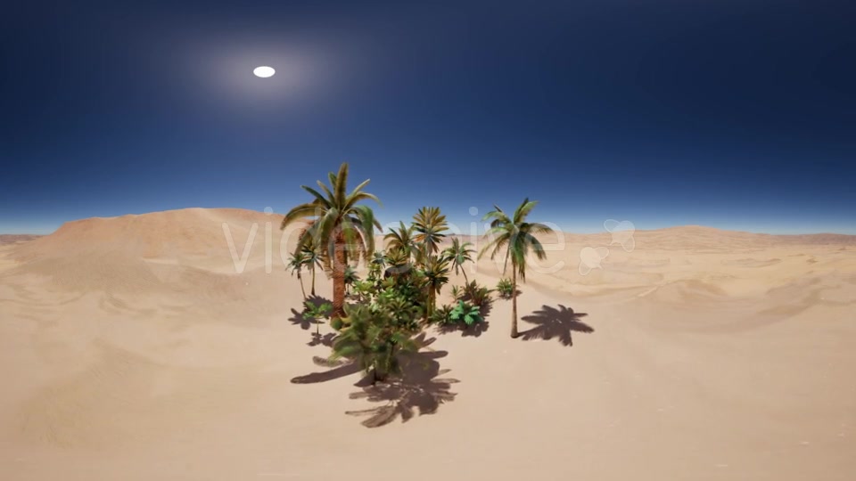 VR 360 Camera Moving Above Desert - Download Videohive 21533405