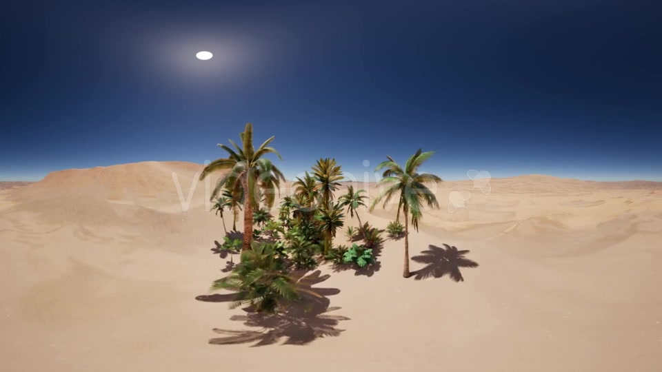 VR 360 Camera Moving Above Desert - Download Videohive 21533405