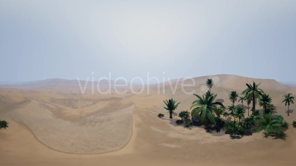 VR 360 Camera Moving Above Desert - Download Videohive 21535163