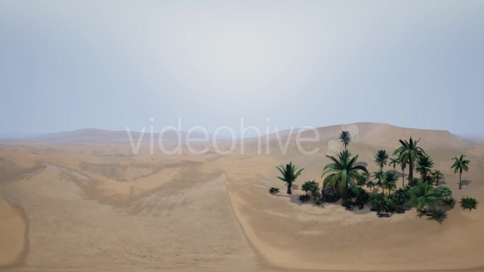 VR 360 Camera Moving Above Desert - Download Videohive 21535163