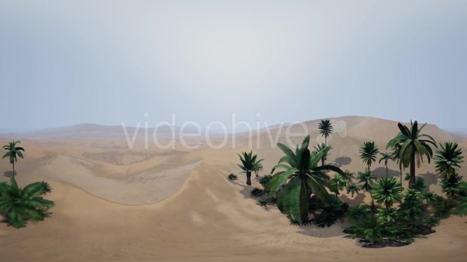 VR 360 Camera Moving Above Desert - Download Videohive 21535163