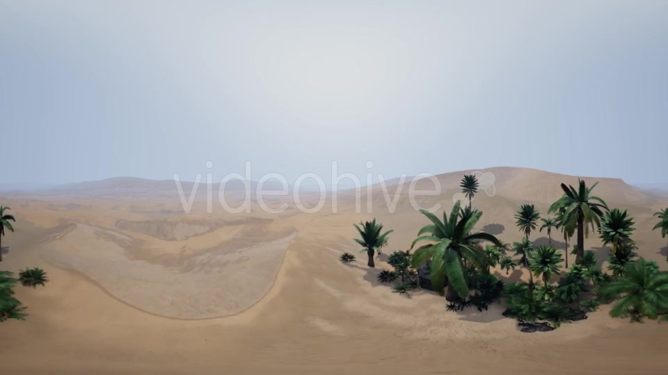 VR 360 Camera Moving Above Desert - Download Videohive 21535163