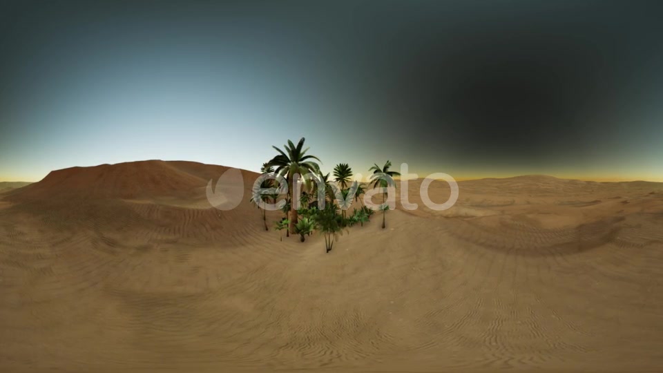 VR 360 Camera Moving Above Desert - Download Videohive 21987124