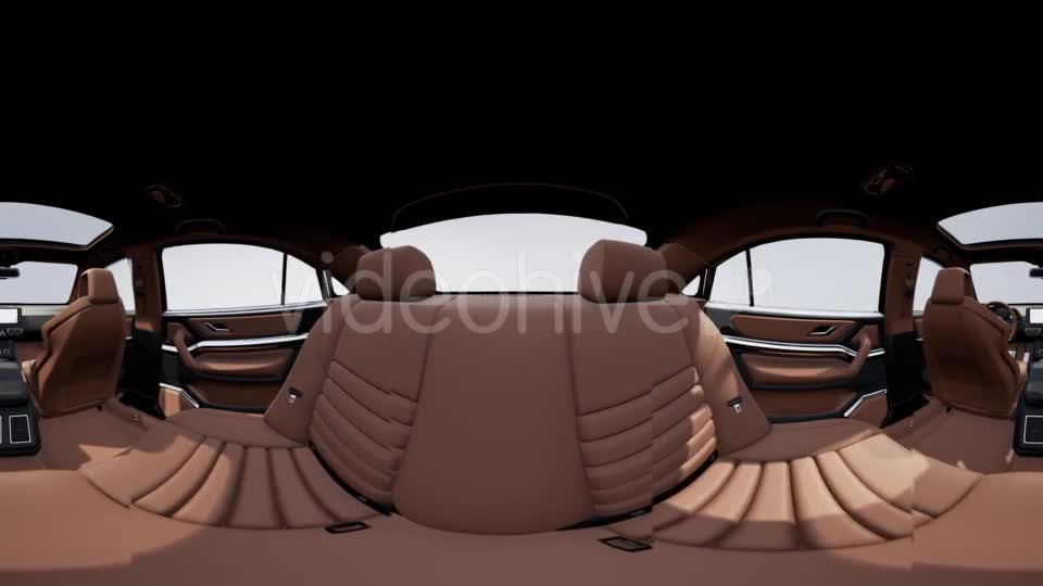 VR 360 Camera Moving Inside Detailed Car Interior - Download Videohive 21388818