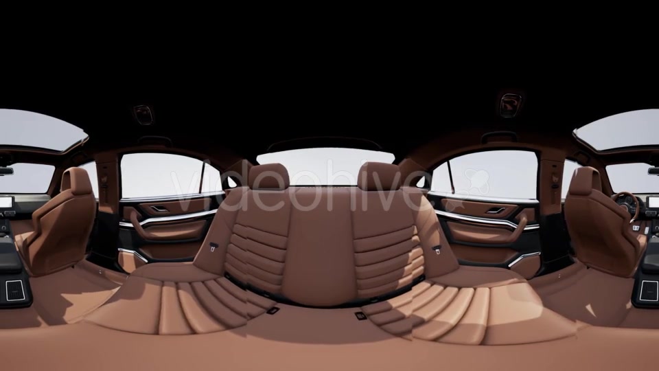 VR 360 Camera Moving Inside Detailed Car Interior - Download Videohive 21388818