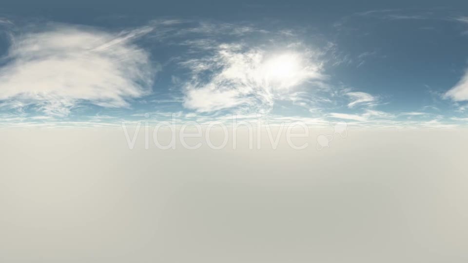 VR 360 Degree Panorama of Sky And Clouds Videohive 19560465 Motion Graphics Image 1