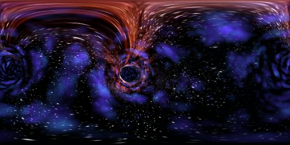 VR 360 Wormhole Straight Through Time and Space - Download Videohive 19680374