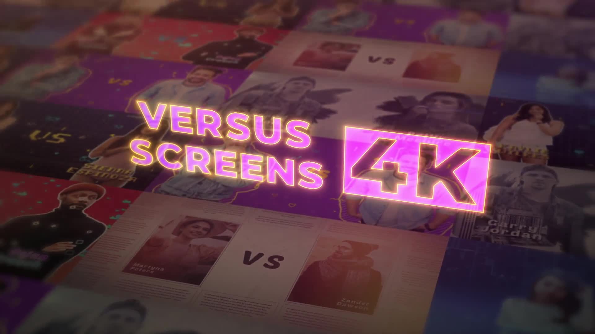 VS Versus Screens v.2 4K Premiere Pro Videohive 29940646 Premiere Pro Image 1