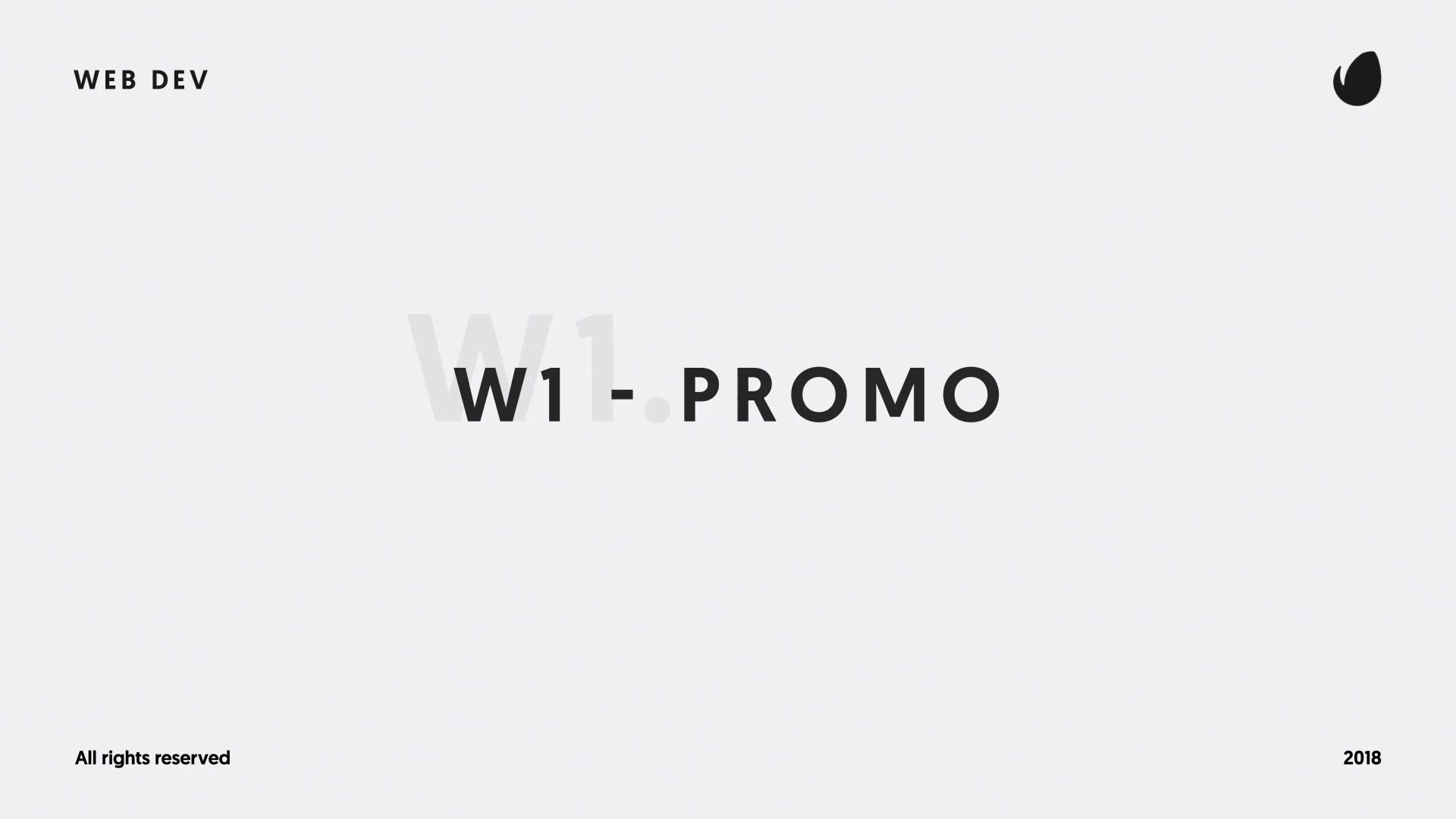 W1 Website Promo - Download Videohive 23381284