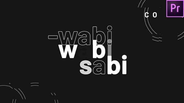 Wabi Sabi // Minimal Titles Openers Pack for Premiere Pro - 23990923 Videohive Download
