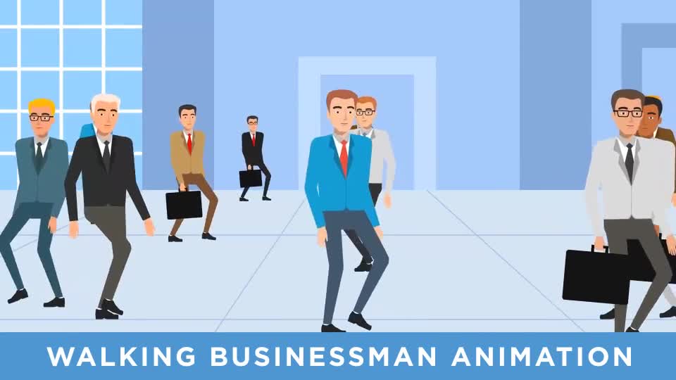 Walking Businessman Animation Videohive 21612372 After Effects Image 1