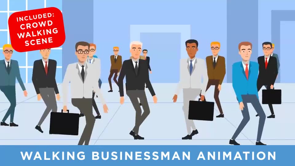 Walking Businessman Animation Videohive 21612372 After Effects Image 2