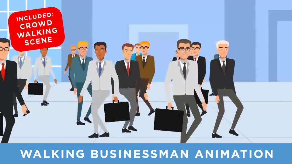 Walking Businessman Animation Videohive 21612372 After Effects Image 3