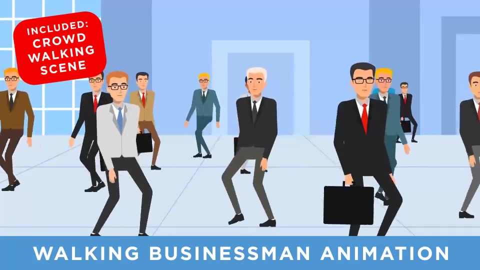 Walking Businessman Animation Videohive 21612372 After Effects Image 5