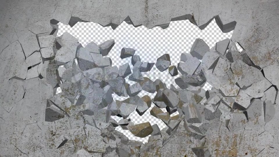 Wall Destruction Videohive 8263562 Motion Graphics Image 4