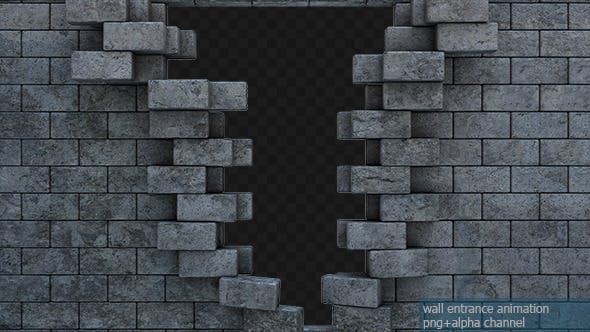 Wall Entrance Animation - 4993934 Videohive Download
