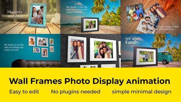 Wall Frames Photo Display - Download 27722952 Videohive