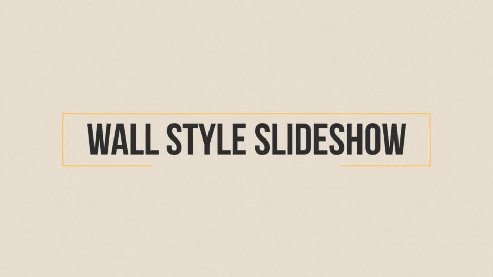 Wall Style Slideshow - Download Videohive 17570010