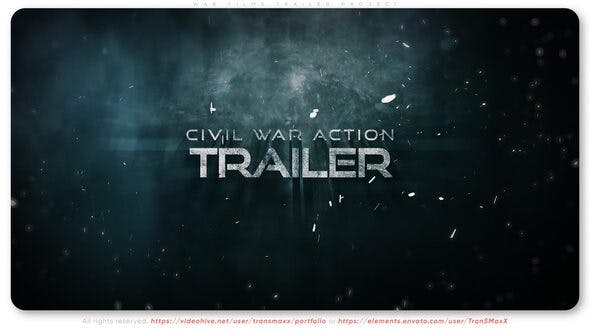 War Films Trailer Project - Videohive Download 38829678