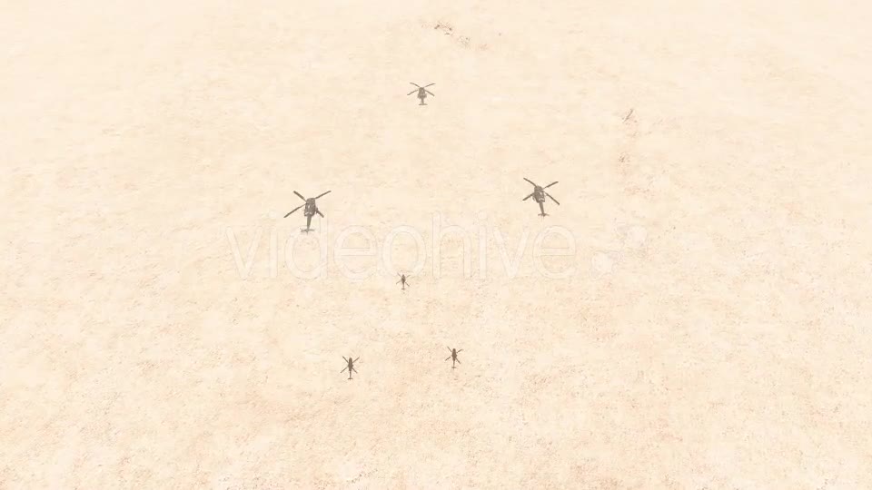 War Helicopters Desert - Download Videohive 19206271