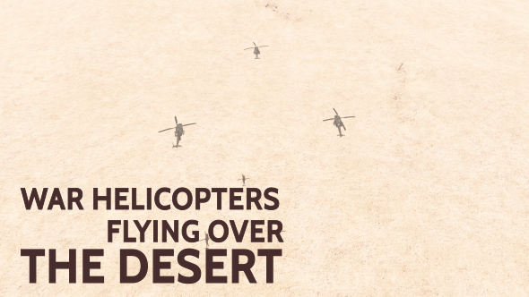 War Helicopters Desert - Download Videohive 19206271