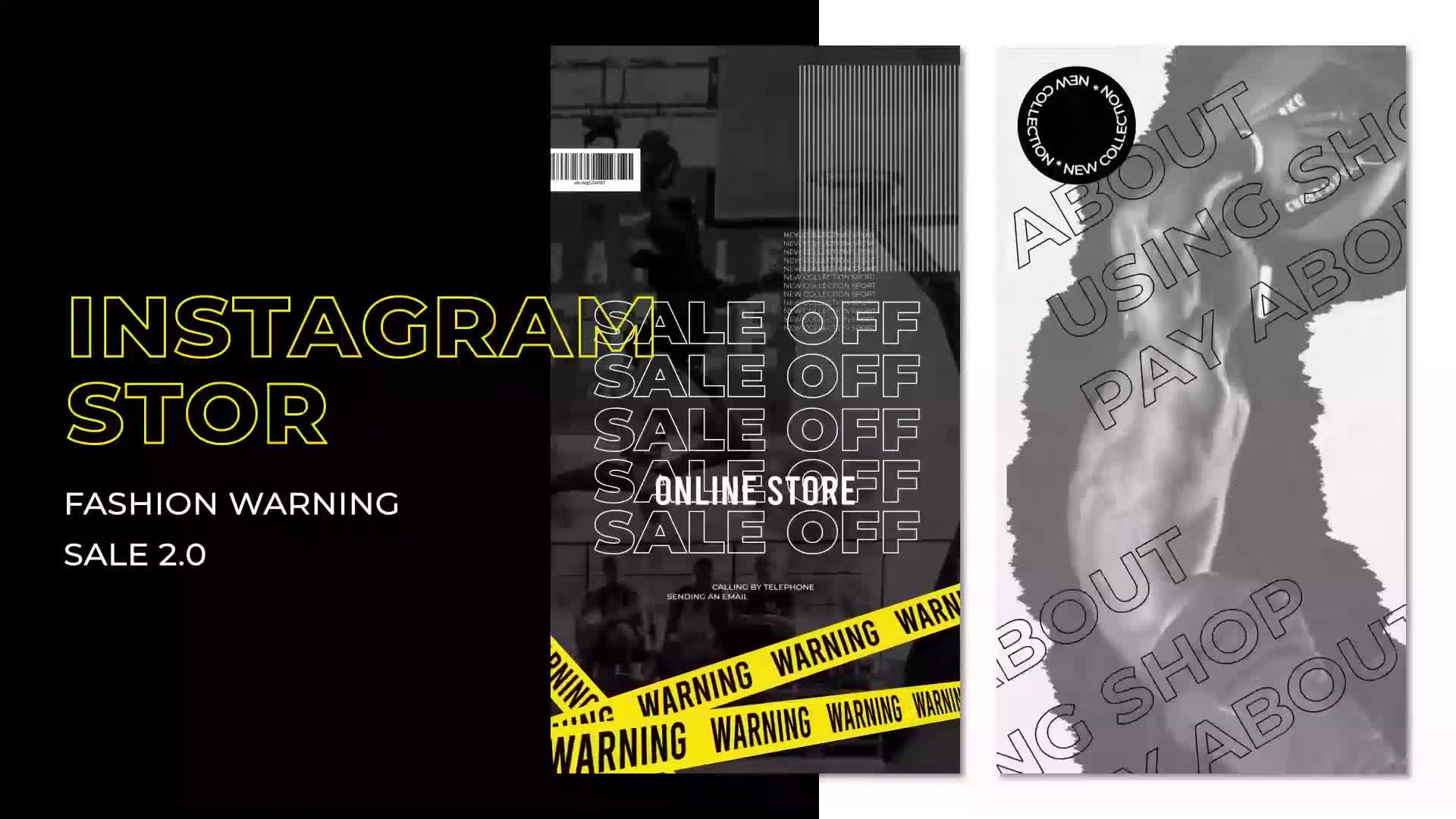 Warning Sale Instagram Stories Videohive 29727647 After Effects Image 1