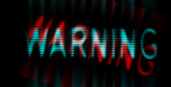 Warning Transitions - Download Videohive 6696914