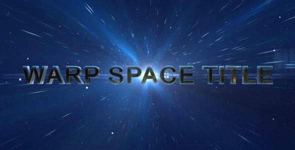 Warp Space Title - Download 20287205 Videohive