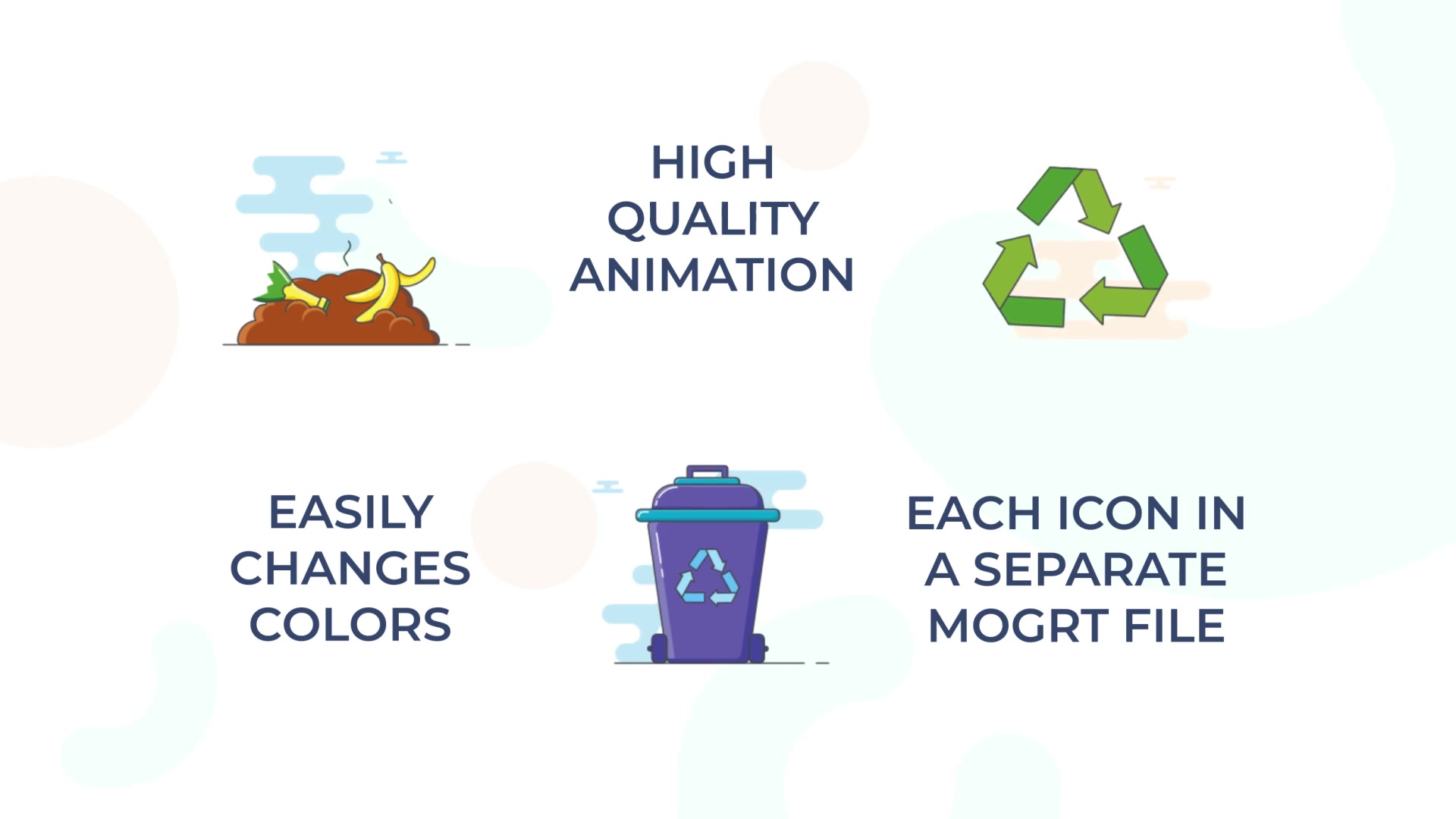 Waste management Animation Icons (MOGRT) Videohive 37236331 Premiere Pro Image 6