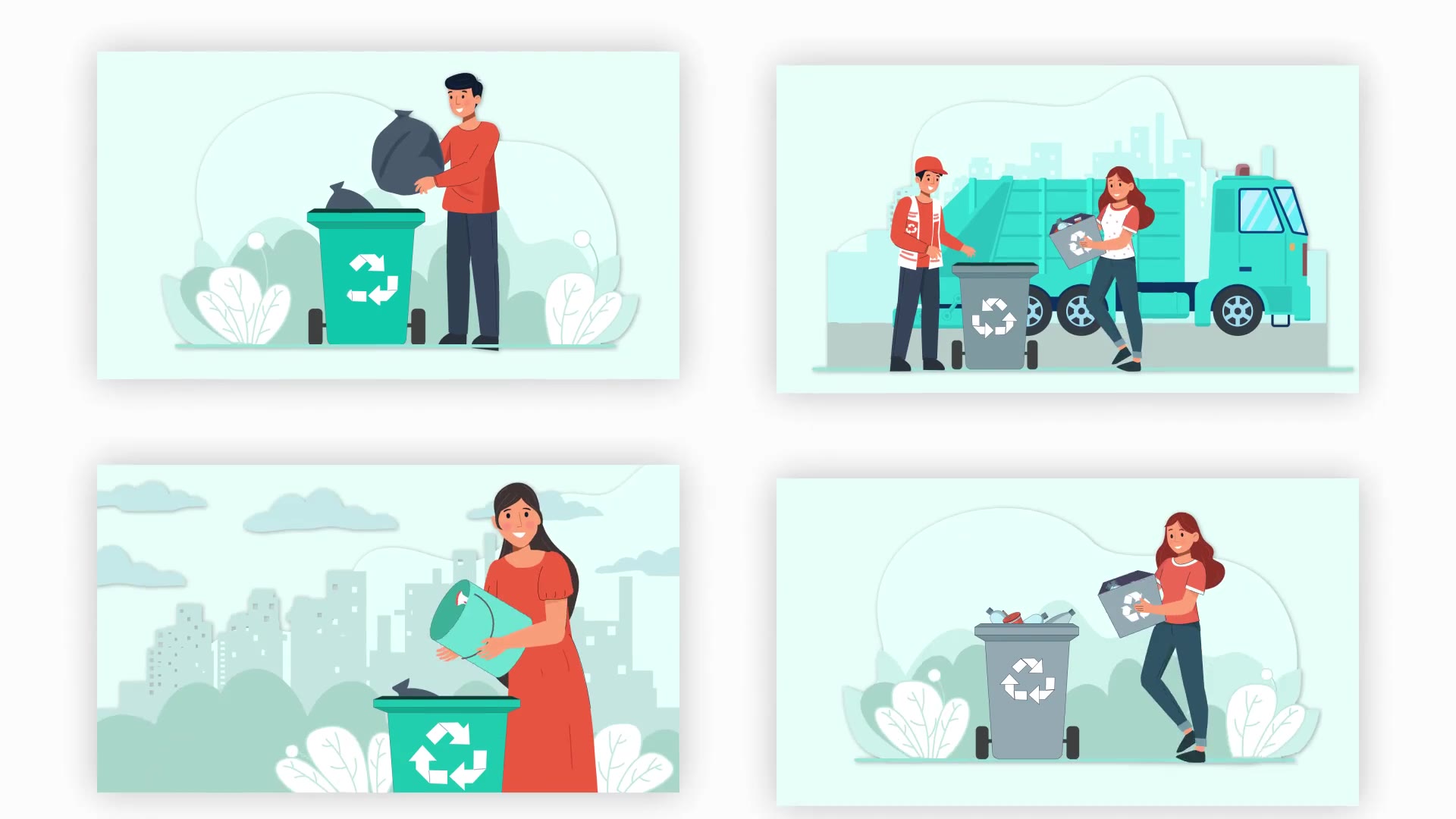 Waste Management Explainer And Animation Scene Pack Videohive 36858094 After Effects Image 9