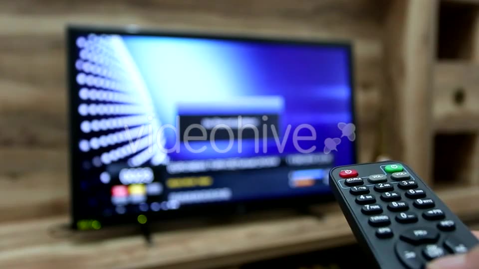 Watching TV  Videohive 9195497 Stock Footage Image 2