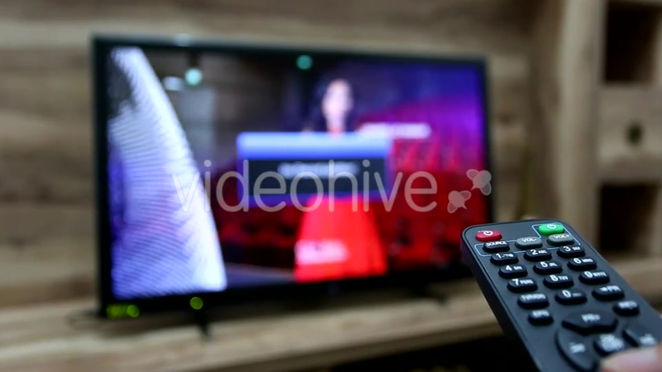 Watching TV  Videohive 9195497 Stock Footage Image 3