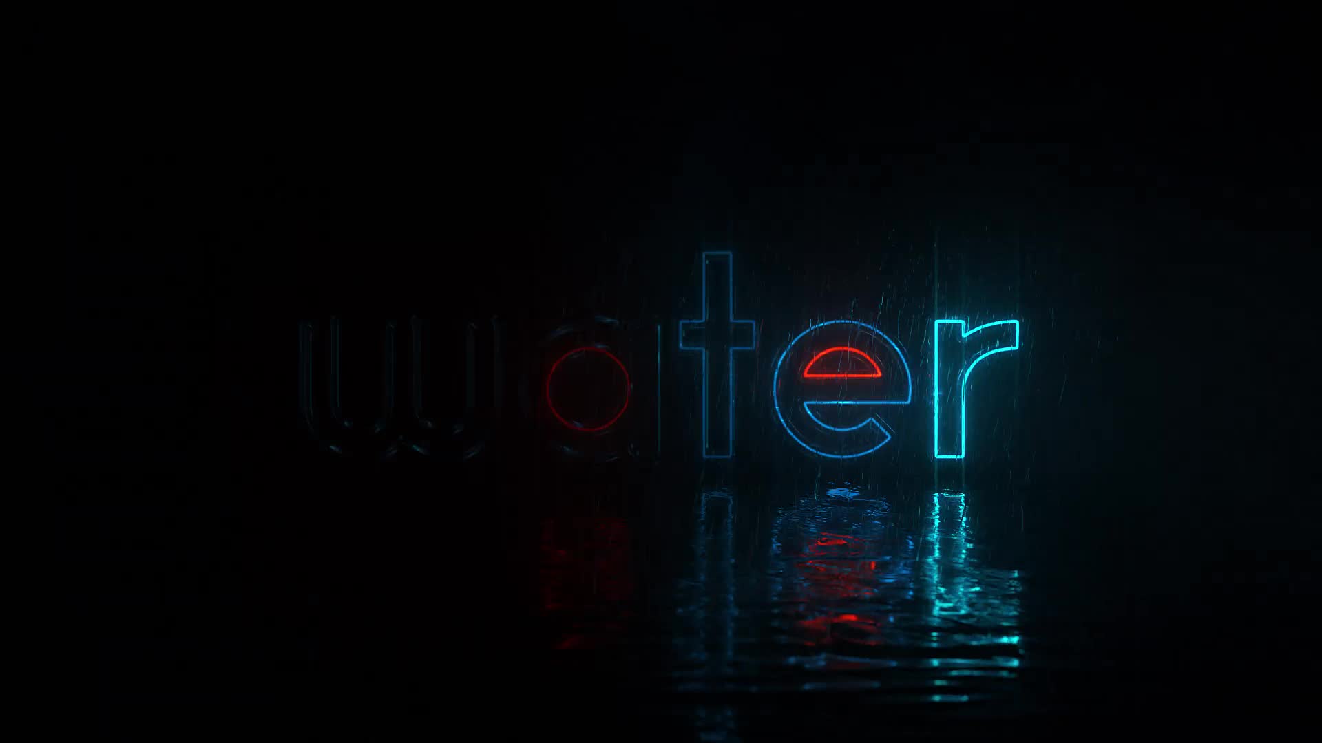 Water and Neon Logo Videohive 29819067 After Effects Image 1