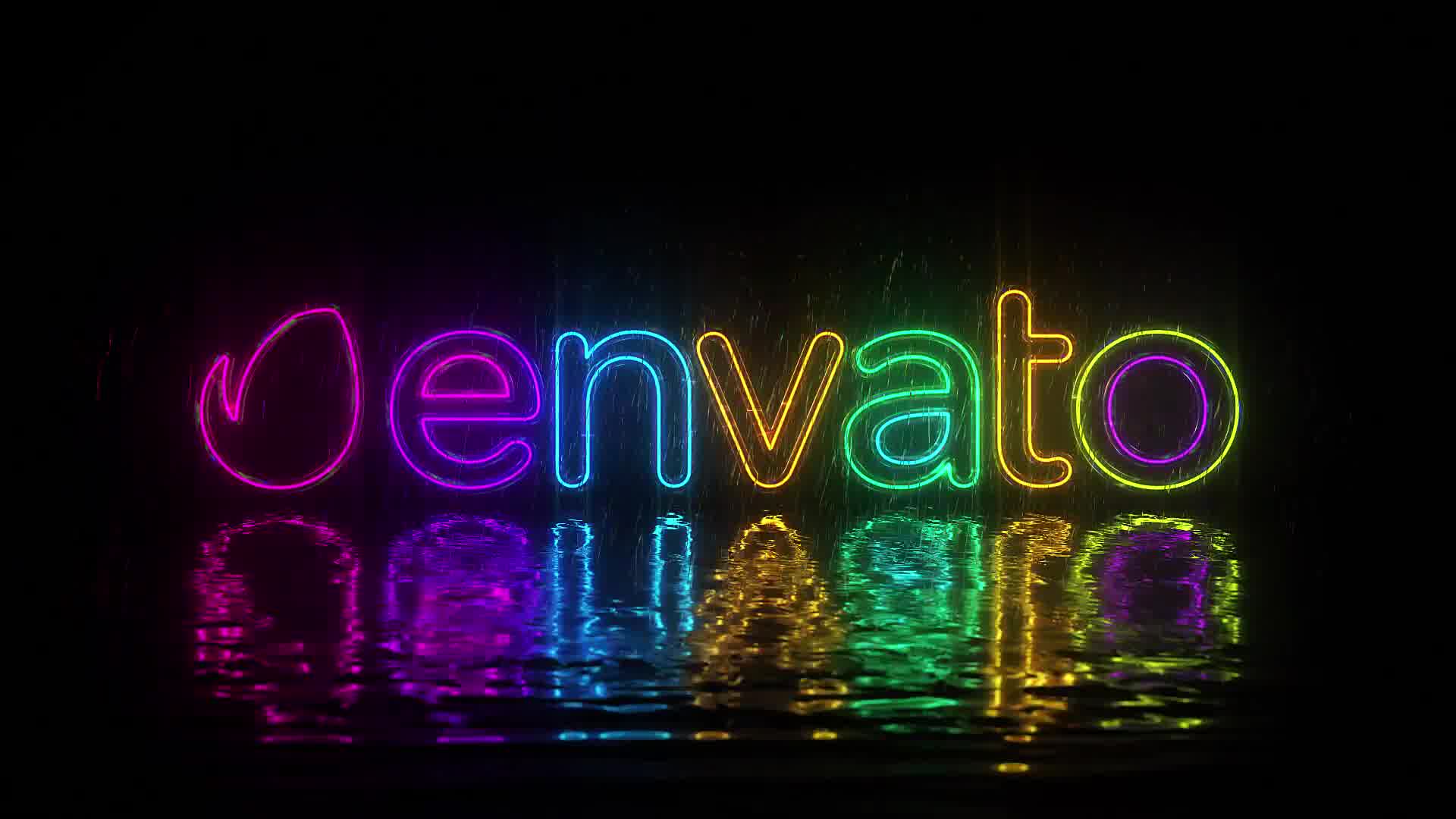 Water and Neon Logo Videohive 29819067 After Effects Image 10