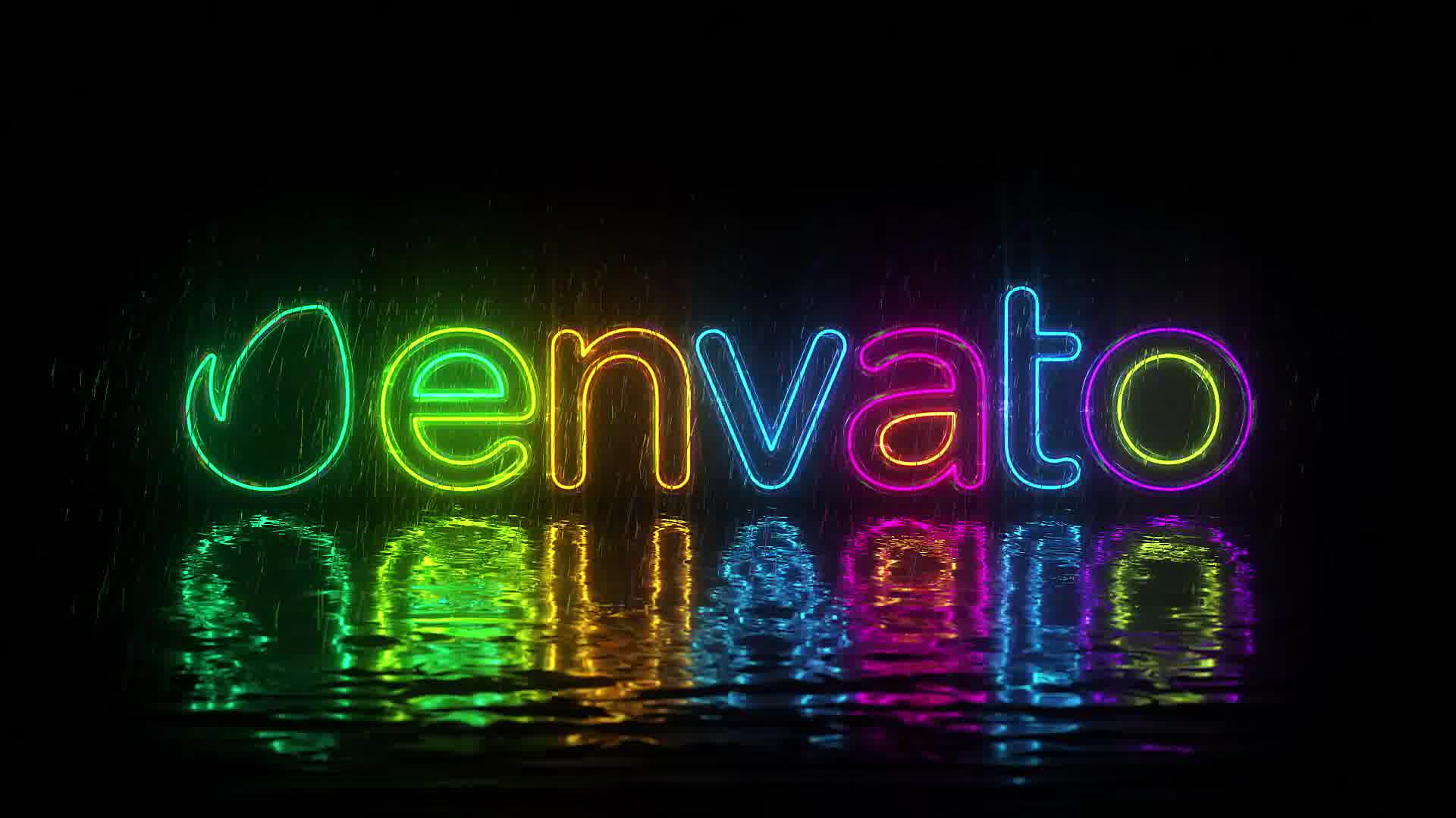 Water and Neon Logo Videohive 29819067 After Effects Image 11
