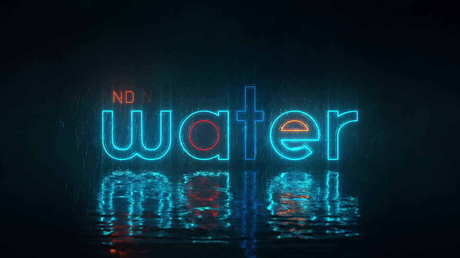 Water and Neon Logo Videohive 29819067 After Effects Image 2